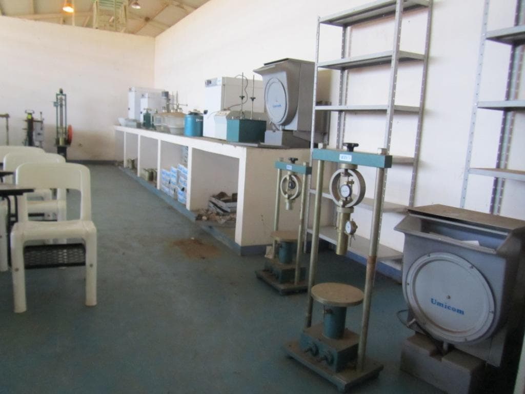 Laboratório de apoio ao controlo técnico de materiais
